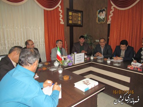 شانزدهمین جلسه ستاد انتخابات شهرستان گمیشان برگزار شد