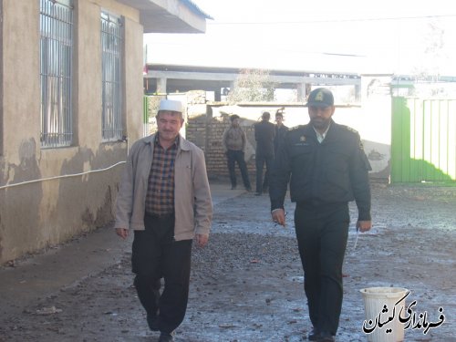 بررسی امکانات محل شعب اخذ رای در سیمین شهر و روستاهای بخش گلدشت