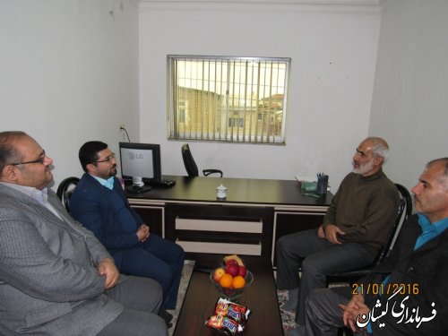 نشست مشترک معاون فرماندار با روسای هیات نظارت و بازرسی انتخابات شهرستان گمیشان