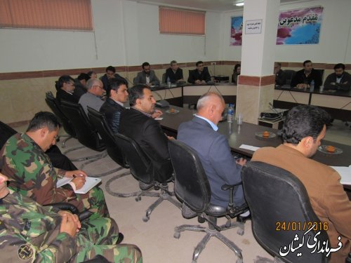 جلسه ستاد بزرگداشت دهه فجر شهرستان گمیشان برگزار شد