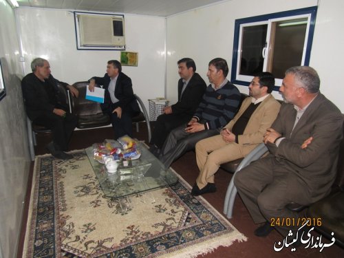 بازدید گروه آمایش مرزی سازمان مدیریت و برنامه ریزی کشور از شهرستان گمیشان
