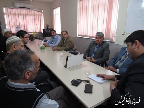 چهاردهمین جلسه ستاد انتخابات بخش گلدشت برگزار شد