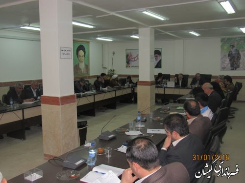 دومین جلسه ستاد دهه مبارک فجر شهرستان گمیشان برگزار شد