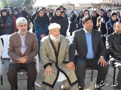 زنگ انقلاب در مدارس بخش گلدشت برگزار شد