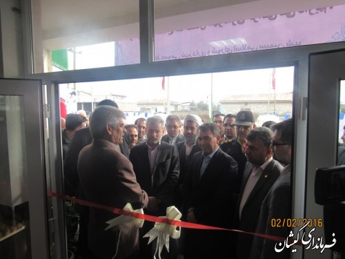 گزارش تصویری مراسم افتتاح متمرکز پروژه های دهه مبارک فجر گمیشان