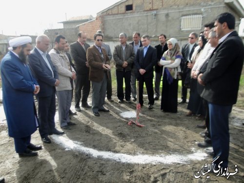 مراسم کلنگ زنی ساختمان مرکز بهداشتی درمانی خواجه نفس برگزار شد
