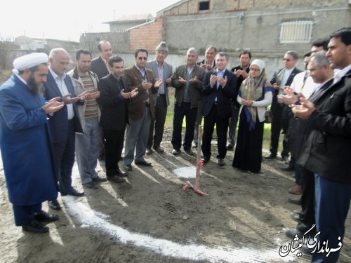 مراسم کلنگ زنی ساختمان مرکز بهداشتی درمانی خواجه نفس برگزار شد