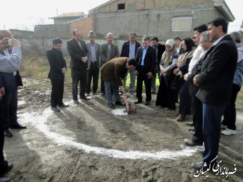 مراسم کلنگ زنی ساختمان مرکز بهداشتی درمانی خواجه نفس برگزار شد