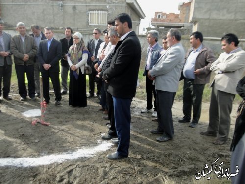 مراسم کلنگ زنی ساختمان مرکز بهداشتی درمانی خواجه نفس برگزار شد