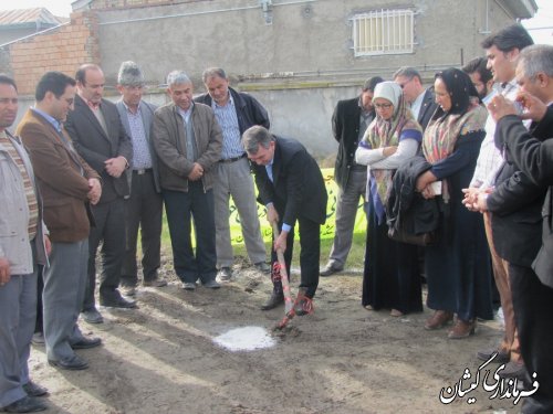 مراسم کلنگ زنی ساختمان مرکز بهداشتی درمانی خواجه نفس برگزار شد
