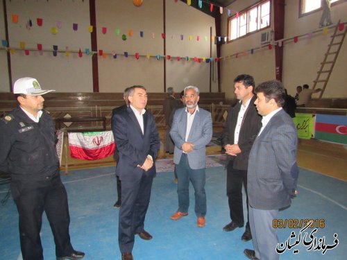 بازدید فرماندار گمیشان از آماده سازی محل برگزاری مسابقات بین المللی گورش