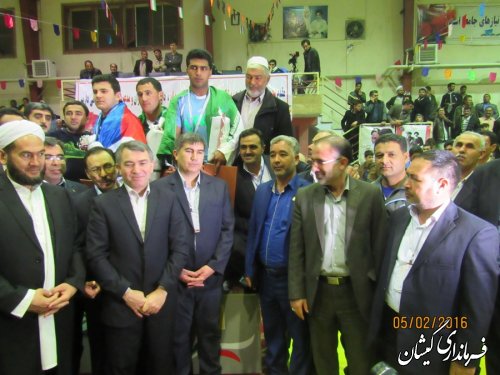 قهرمانان مسابقات بین المللی کشتی سنتی گورش شهرستان گمیشان مشخص شد