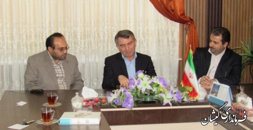 جلسه هماهنگی استقرار اداره ثبت اسناد واملاک در شهرستان گمیشان برگزار شد