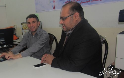 بازدید فرماندار گمیشان از هیات بازرسی انتخابات شهرستان