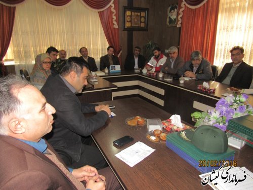جلسه ستاد پشتیبانی راهیان نور شهرستان گمیشان برگزار شد