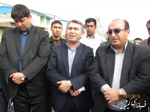 بهره برداری از طرح هادی و اجرای آسفالت روستای قرنجیک خواجه خان شهرستان گمیشان