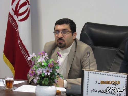 جلسه کارگروه بانوان وخانواده شهرستان گمیشان برگزار شد
