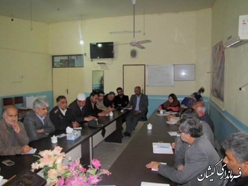 آخرین جلسه شورای آموزش و پرورش شهرستان گمیشان در سال 94 برگزار شد