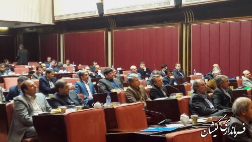 حضور فرماندار گمیشان و بخشدار گلدشت در همایش منطقه ای دست اندر کاران انتخابات 