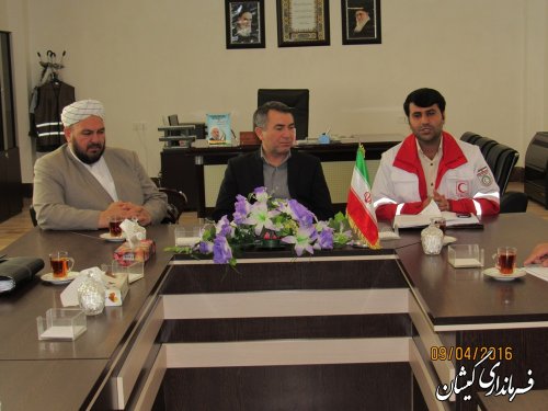 جلسه هماهنگی راه اندازی خانه هلال در روستای خواجه نفس شهرستان برگزار شد