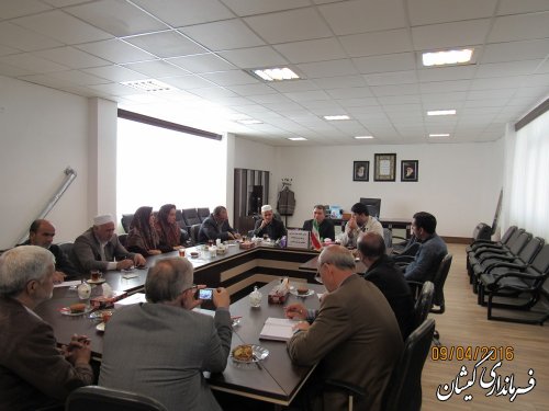 اولین جلسه هیات اجرایی مرحله دوم انتخابات مجلس شورای اسلامی شهرستان تشکیل شد