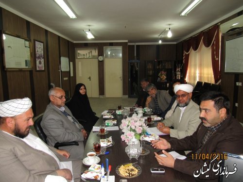 اولین جلسه شورای زکات شهرستان گمیشان در سال جدید تشکیل شد