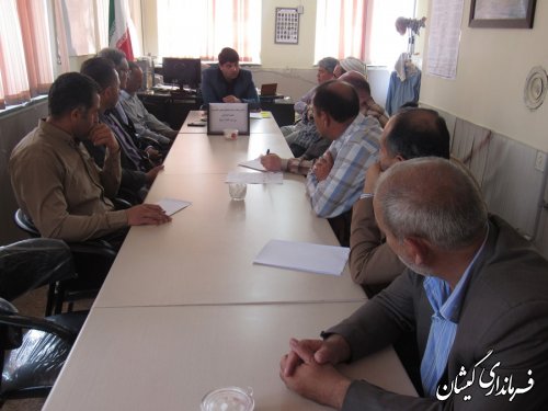 اولین جلسه هیات اجرایی مرحله دوم انتخابات مجلس شورای اسلامی بخش گلدشت برگزار شد