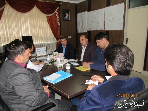 جلسه کمیته پشتیبانی ستاد انتخابات شهرستان گمیشان برگزار شد