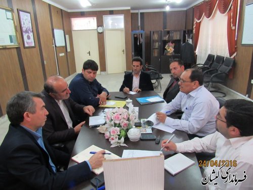جلسه کمیته پشتیبانی ستاد انتخابات شهرستان گمیشان برگزار شد