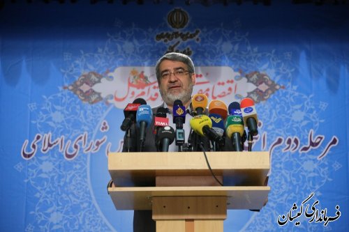 وزیر کشور دستور آغاز اخذ رأی در 55 حوزه انتخابیه مرحله دوم انتخابات را صادر کرد