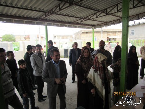 بازدید فرماندار گمیشان از شعب بخش گلدشت
