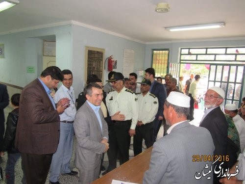 بازدید فرماندار گمیشان از شعب بخش گلدشت