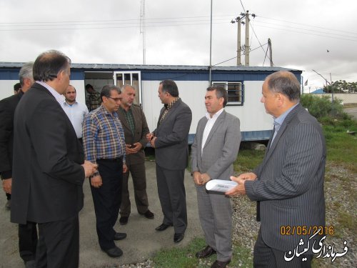 بازدید معاون امور اقتصادی و توسعه منابع استاندار از پروژه بندرخواجه نفس