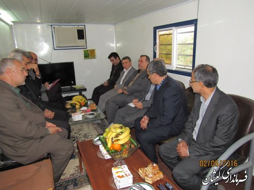 بازدید معاون امور اقتصادی و توسعه منابع استاندار از پروژه بندرخواجه نفس