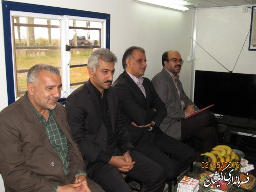 بازدید معاون امور اقتصادی و توسعه منابع استاندار از پروژه بندرخواجه نفس