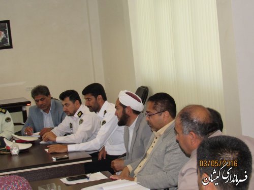 جلسه برداشت محصولات کشاورزی شهرستان گمیشان برگزار شد