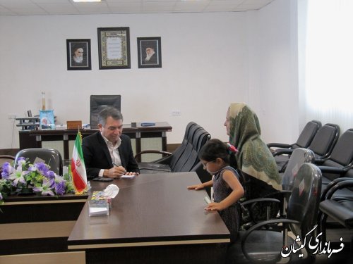 برگزاری ملاقات عمومی فرماندار گمیشان با مردم شهرستان