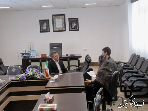 برگزاری ملاقات عمومی فرماندار گمیشان با مردم شهرستان