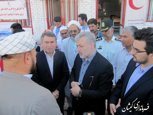 اولین خانه هلال روستایی استان در خواجه نفس شهرستان گمیشان افتتاح شد