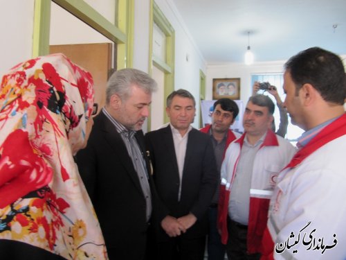 اولین خانه هلال روستایی استان در خواجه نفس شهرستان گمیشان افتتاح شد