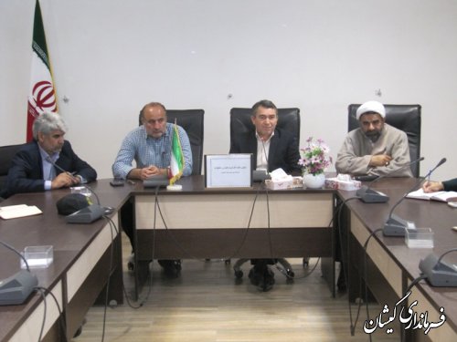 اولین جلسه کار گروه بانوان وخانواده با حضورفرماندار گمیشان برگزار شد
