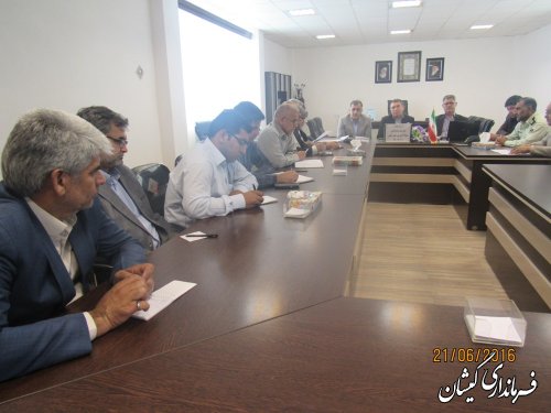 اولین جلسه شورای پشتیبانی سواد آموزی شهرستان گمیشان برگزار شد
