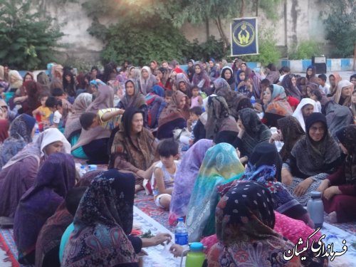 برگزاری مراسم افطاری ولی نعمتان کمیته امداد امام(ره) شهرستان گمیشان
