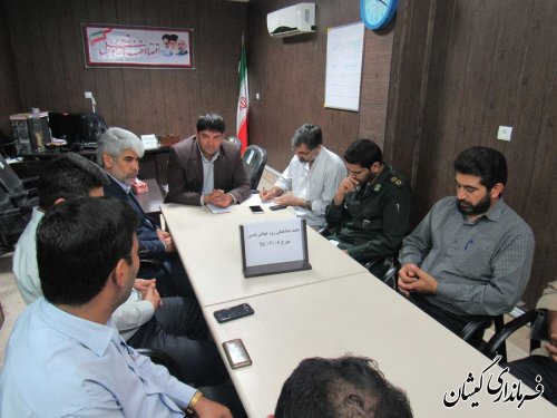 جلسه هماهنگی راهپیمایی روز جهانی قدس در بخش گلدشت برگزار شد