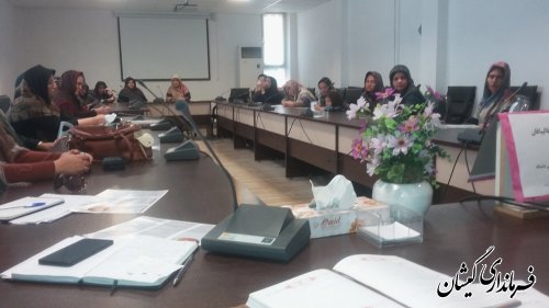 دوره آموزشی بهداشت قالیبافان شهرستان گمیشان برگزار شد