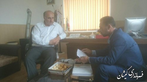 بررسی مشکلات نوار مرزی بخش مرکزی گمیشان با حضور مدیر بنیاد مسکن