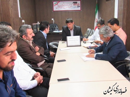 جلسه بررسی مشکل پساب شهرک صنعتی سیمین شهر برگزار شد