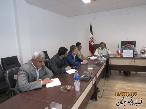 جلسه کمیسیون مبارزه با قاچاق کالا و ارز شهرستان گمیشان برگزار شد