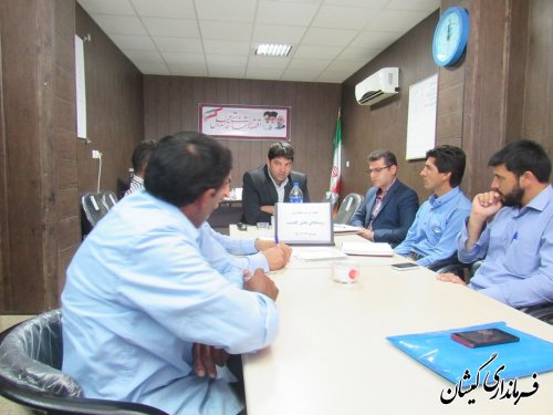 جلسه بررسی مشکلات برق روستاهای بخش گلدشت برگزار شد