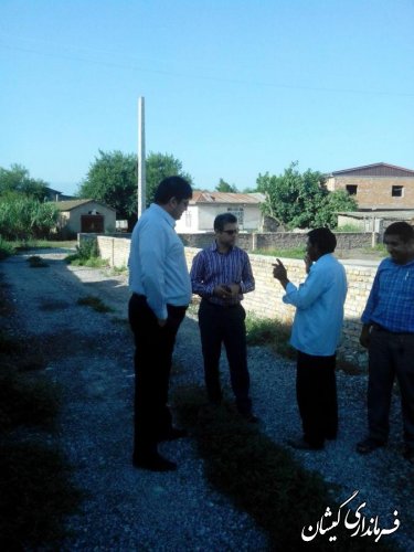 گزارش تصویری: بازدید بخشدار گلدشت از روستاهای بخش